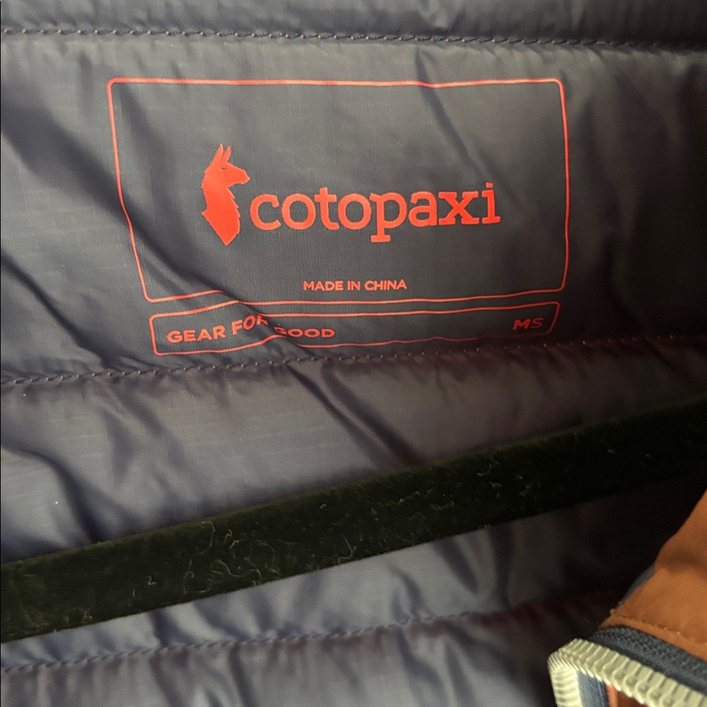 Cotopaxi Men’s Fuego Down Brown Acorn Stripes Jacket, NWT - Picture 5 of 8